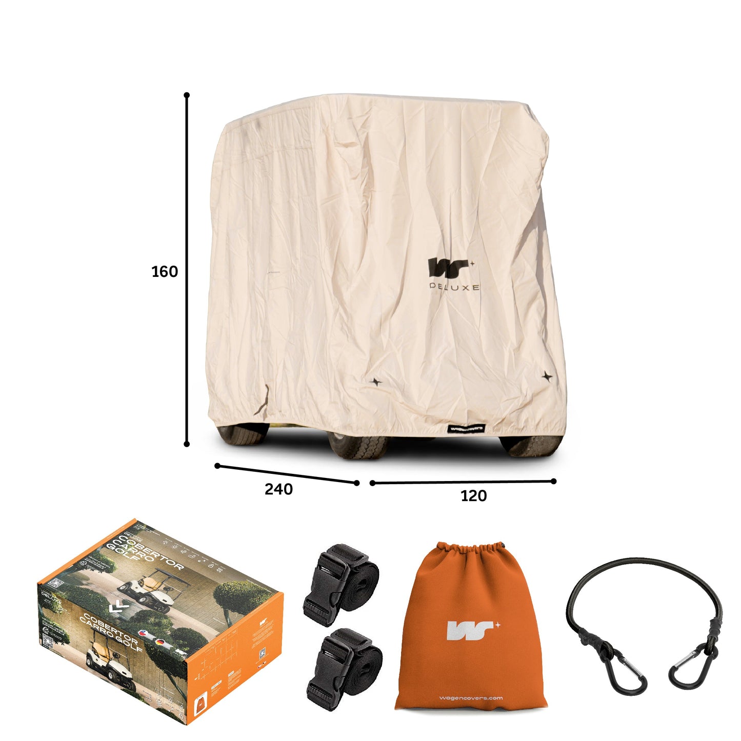 Funda para Carrito de Golf Impermeable - Deluxe