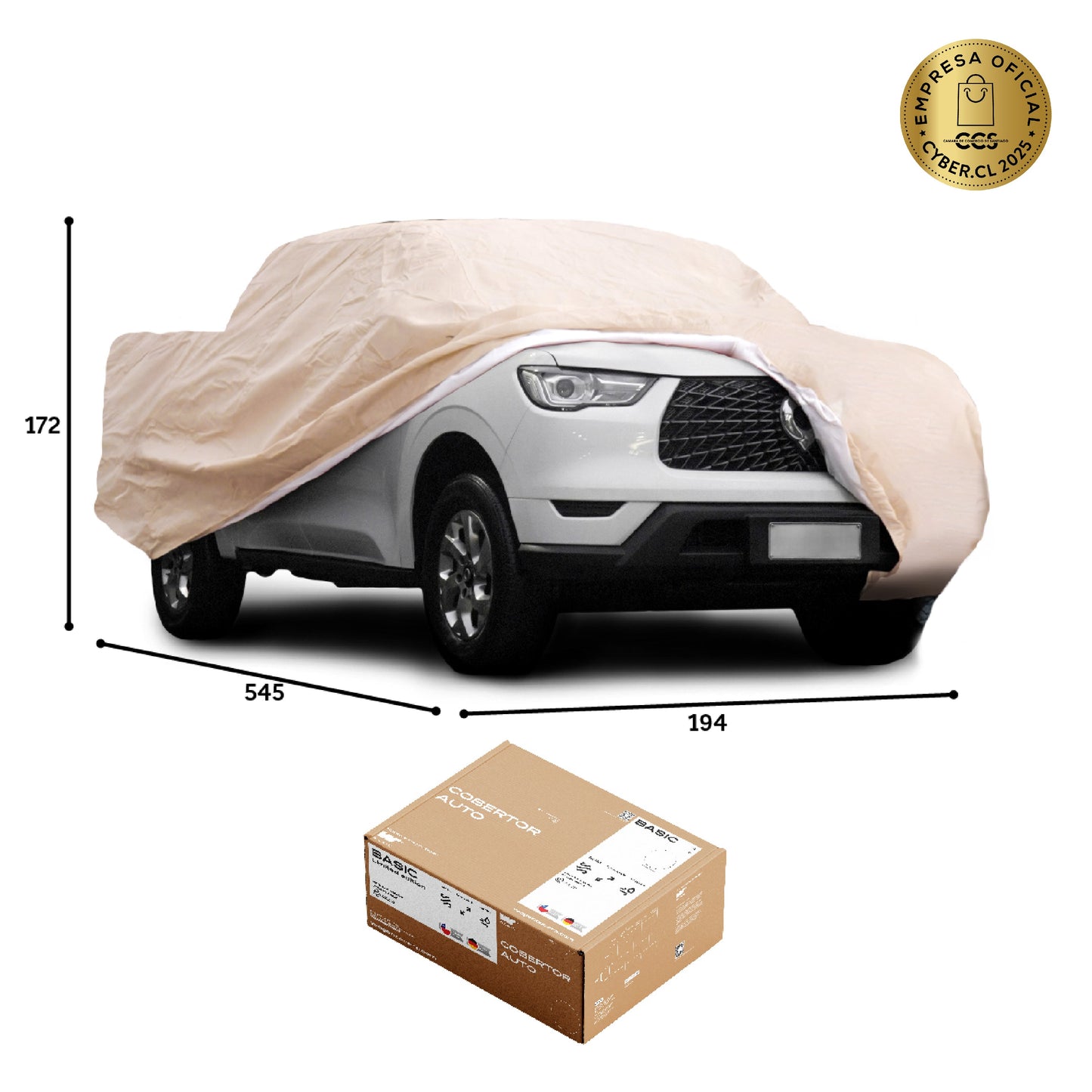 Funda para Auto Impermeable - Basic