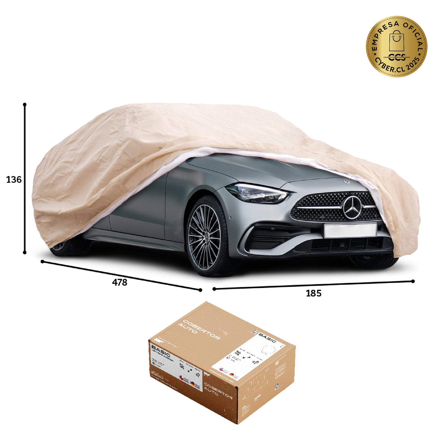 Funda para Auto Impermeable - Basic