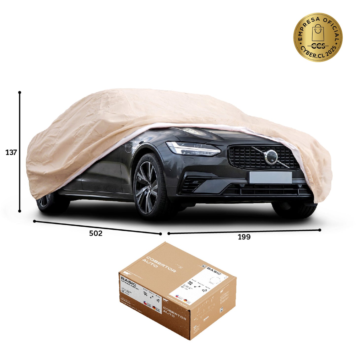 Funda para Auto Impermeable - Basic