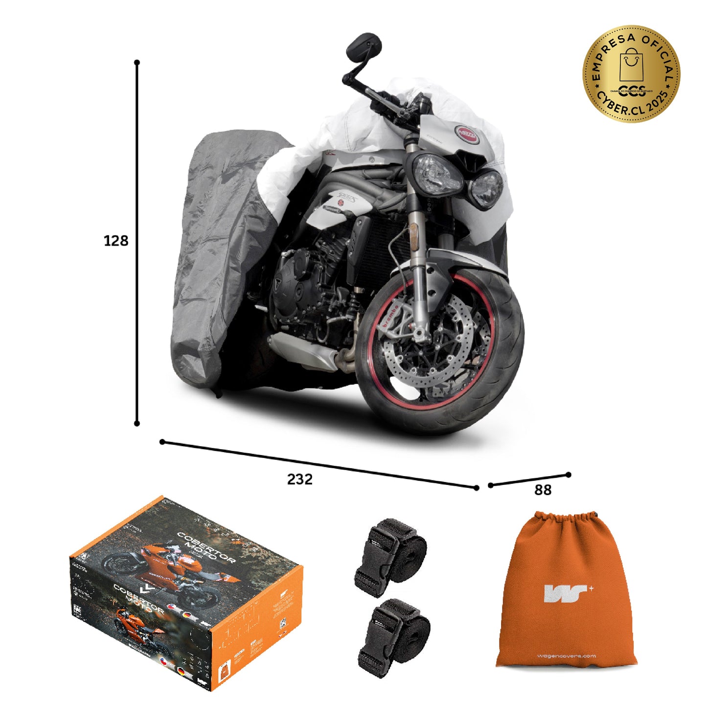 Funda para Moto Impermeable - Deluxe
