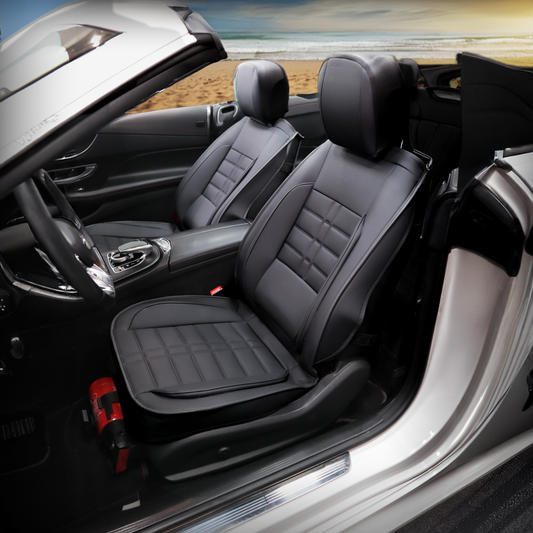 Fundas Asiento Auto Deluxe de Cuerina Adaptable