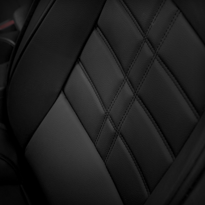Fundas Asiento Auto Deluxe de Cuerina Adaptable