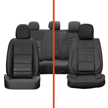 Fundas Asiento Auto Deluxe de Cuerina Adaptable